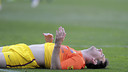 Messi, en el césped del Calderón ante el Atlético. FOTO: MIGUEL RUIZ-FCB. 