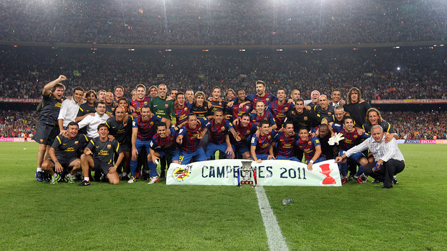 Campeones de la Supercopa de España 2011 / FOTO: MIGUEL RUIZ - FCB