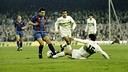 Eusebio, durant el partit amb l'Elx d'ara fa 24 anys / FOTO: ARXIU FCB