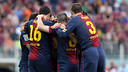 L'équipe atteint les 100 points / PHOTO: MIGUEL RUIZ - FCB