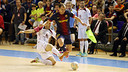 Wilde, during the game. PHOTO: MIGUEL RUIZ - FCB