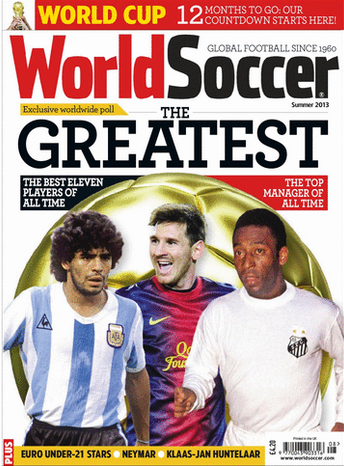 Pele, Franz Beckenbauer, Diego Maradona, Johan Cruyff, Leo Messi, Zine –  Awesome Artifacts