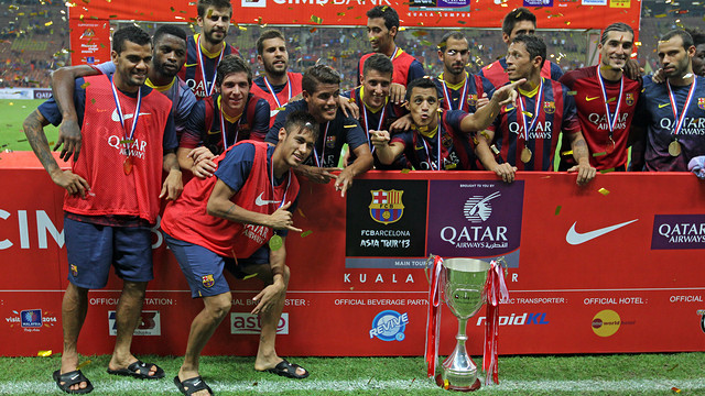 Barça win in Malaysia. PHOTO: MIGUEL RUIZ-FCB.