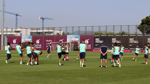 The team trained on Saturday morning in the Ciutat Esportiva / PHOTO: MIGUEL RUIZ - FCB