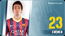 Potret Isaac Cuenca López. Nomor punggung 23