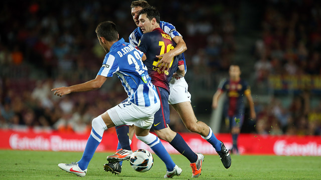 Barça v Real Sociedad last season