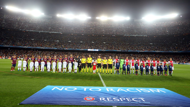 Barça and Ajax are playing their first ever official game in the city of Amsterdam / PHOTO: MIGUEL RUIZ-FCB.