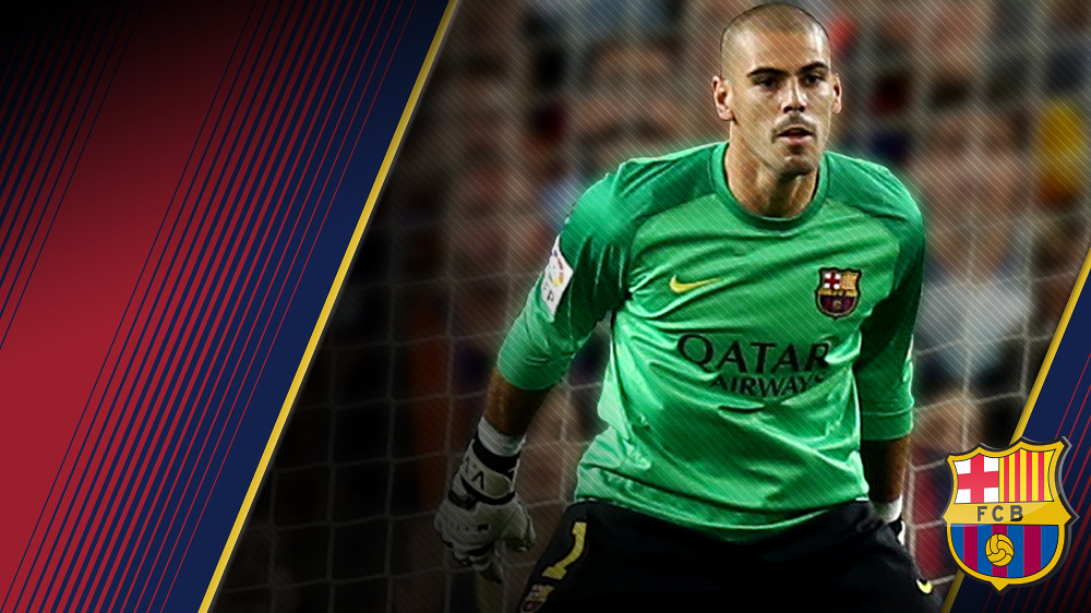 V.Valdés Portrait Víctor Valdés Arribas. Number 1