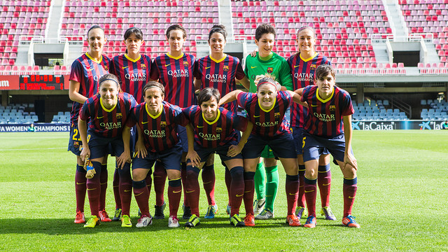 Match between Zürich Frauen and FC Barcelona in the Round of 16 (second leg) of UEFA Women's Champions League