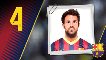 Fàbregas Imatge oficial de Cesc amb la samarreta del FC Barcelona