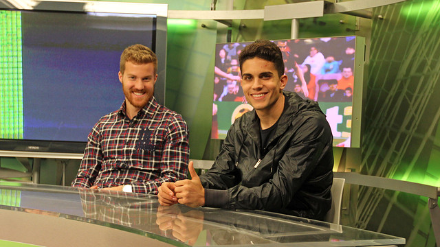 Oriol Rosell and Marc Bartra