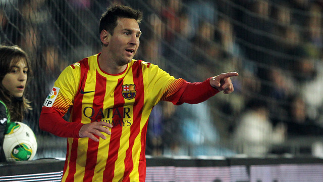 Leo Messi in action / PHOTO: MIGUEL RUIZ-FCB