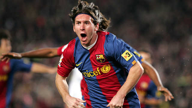  Messi, al Clàssic del 2007.