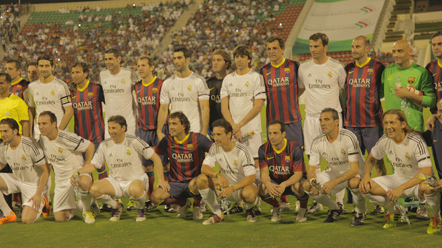 FCB-R.Madrid de veteranos, en Omán. FOTO: Pedro Valero - ABJ. FCB-R.Madrid de veteranos, en Omán. FOTO: Pedro Valero - ABJ.