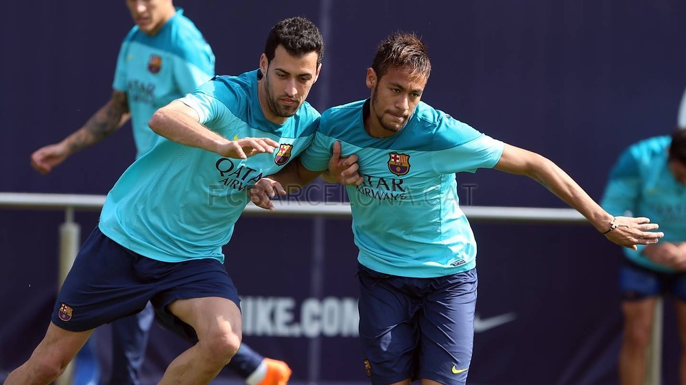 Foto de l'entrenament d'aquest dijous