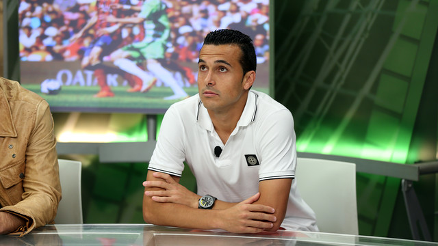 Pedro, on Barça TV / PHOTO: MIGUEL RUIZ-FCB