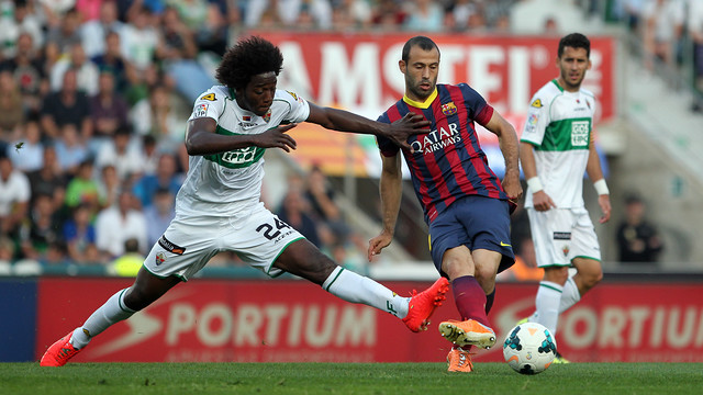 Mascherano has started the last 16 games / PHOTO: MIGUEL RUIZ-FCB