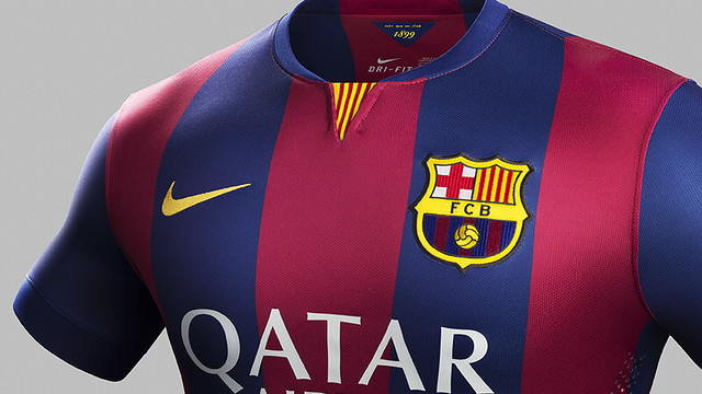 Barça's new 2014/15 home kit