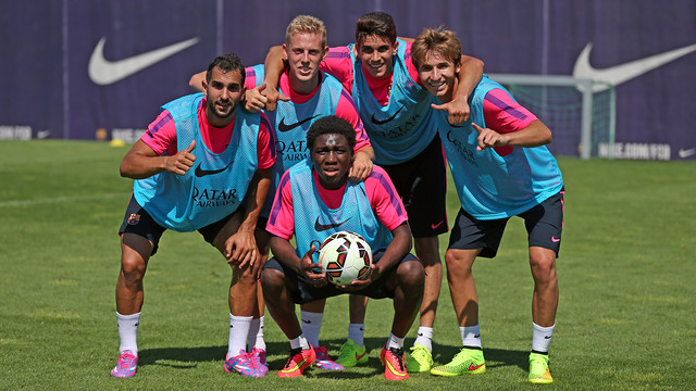 Many Barça B players will get their shot at first-team action this evening / PHOTO: MIGUEL RUIZ-FCB