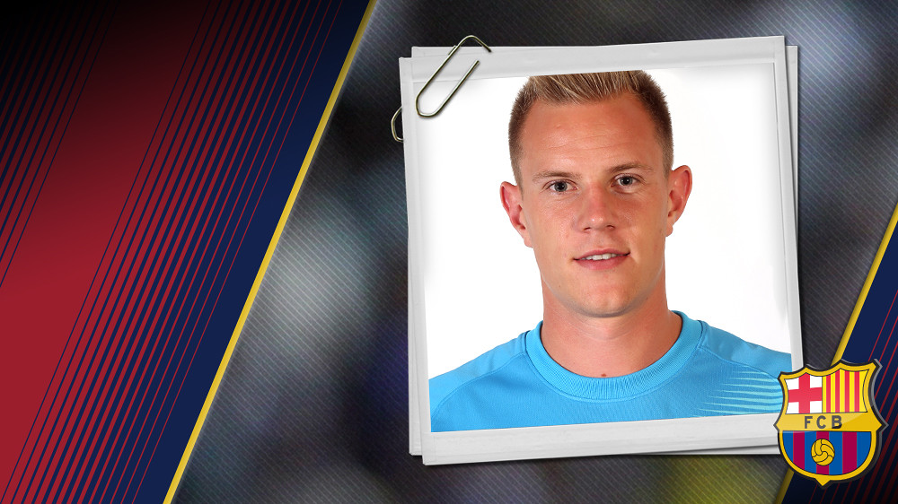 Ter Stegen Portrait Marc-André Ter Stegen. Number 1