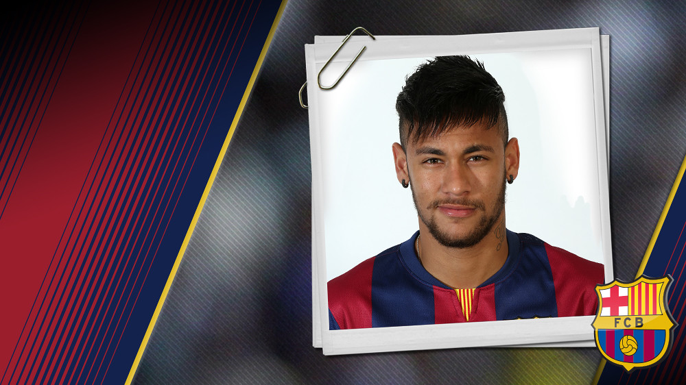 Neymar Jr. Portrait Neymar da Silva Santos Júnior. Number 11