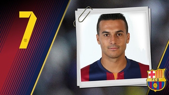 Pedro Potret Pedro Rodríguez Ledesma. Nomor punggung 7
