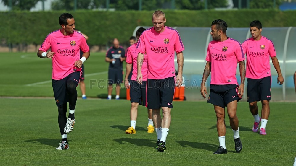 گزارش تصویری از تمرینات دیروز بارسلونا(9 سپتامبر) 1