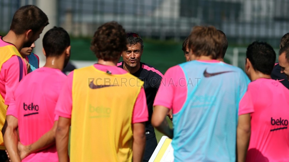 گزارش تصویری از تمرینات دیروز بارسلونا(9 سپتامبر) 1