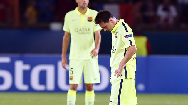 Messi contra el PSG / FOTO: MIGUEL RUIZ - FCB