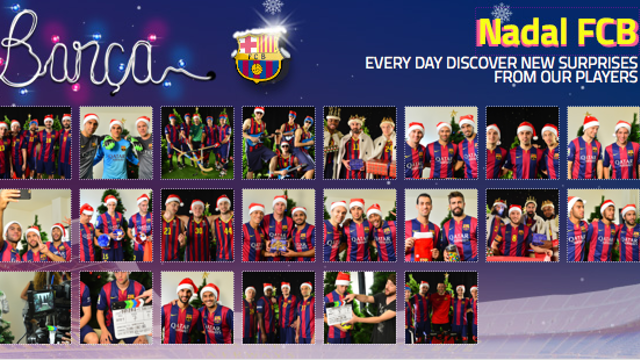 The complete 2014 FC Barcelona Advent Calendar The complete 2014 FC Barcelona Advent Calendar