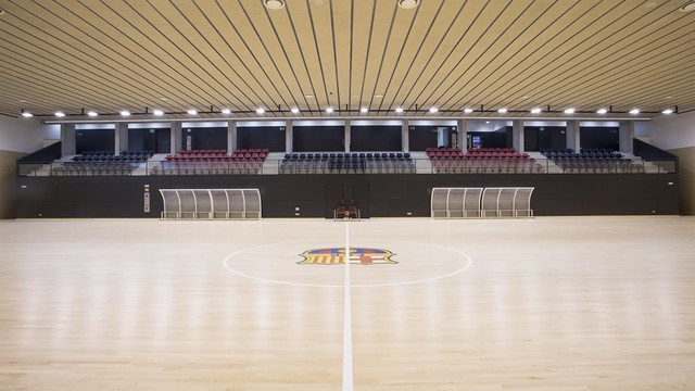 Una de les pistes que contenen els dos nous pavellons de la Ciutat Esportiva / FOTO: FCB Una de les pistes que contenen els dos nous pavellons de la Ciutat Esportiva / FOTO: FCB