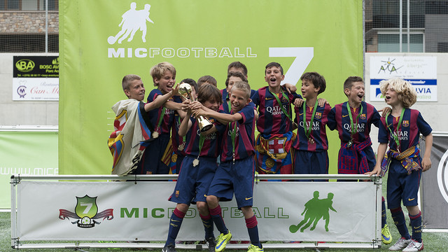 El Benjamín A, uno de los tres campeones en Andorra / JAUME PÉREZ - MIC El Benjamín A, uno de los tres campeones en Andorra / JAUME PÉREZ - MIC