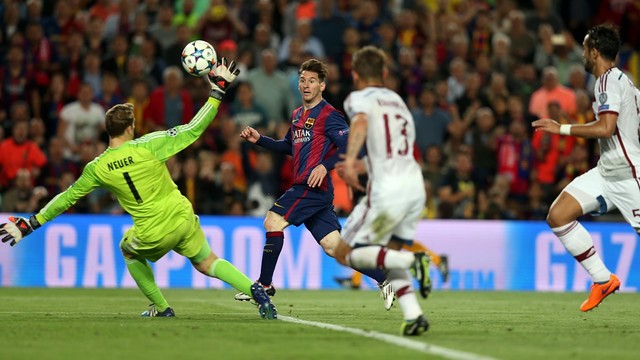 Messi's goal against Bayern is one of 10 selected / MIGUEL RUIZ - FCB