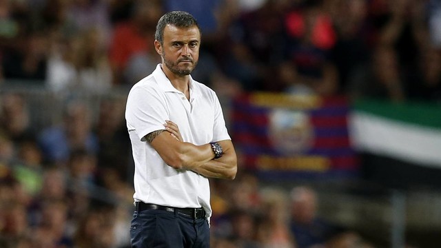 Luis Enrique believes his team is right about where he expected them to be at this point in the preseason. / MIGUEL RUIZ-FCB