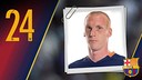 Retrato Jérémy Mathieu. Dorsal 24
