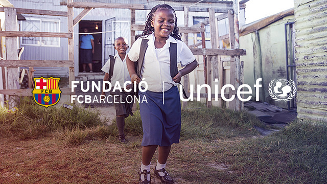 Barça alongside UNICEF Barça alongside UNICEF