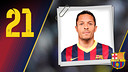 Imatge oficial d'Adriano amb la samarreta del FC Barcelona 